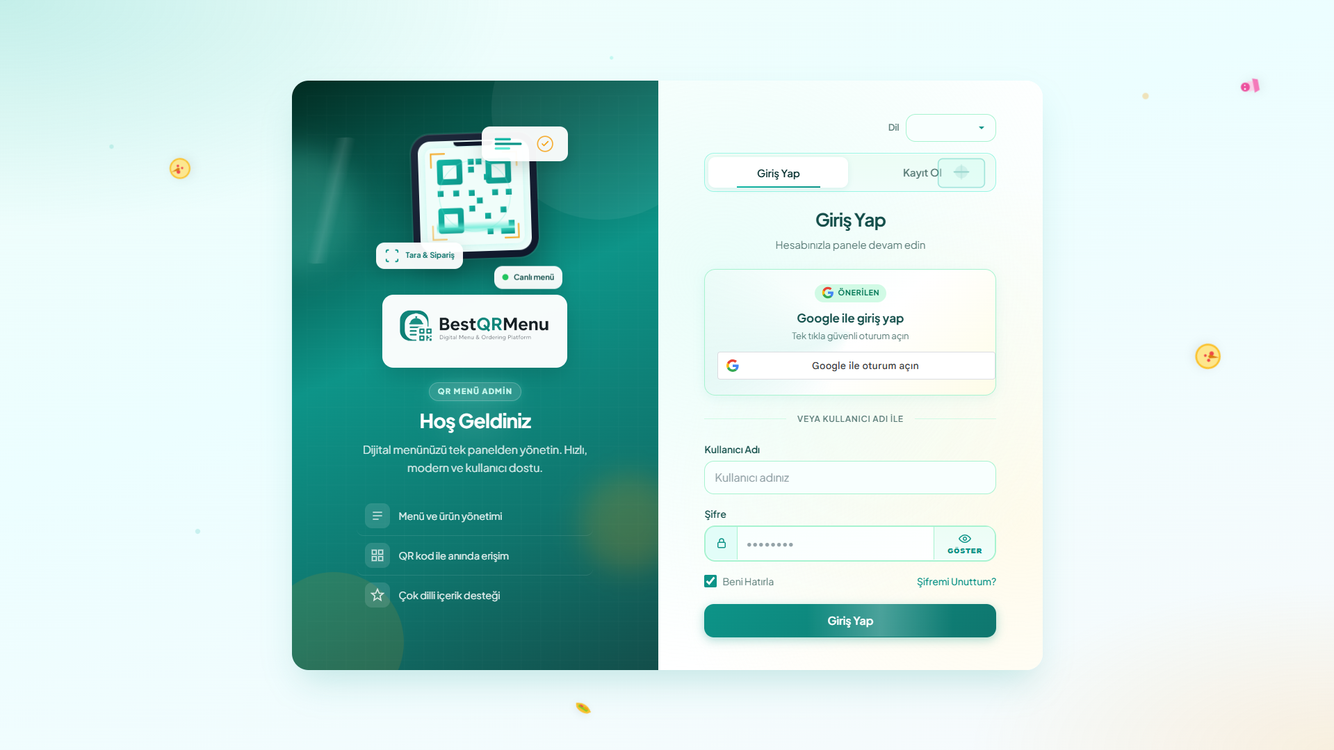 Masada QR okutma